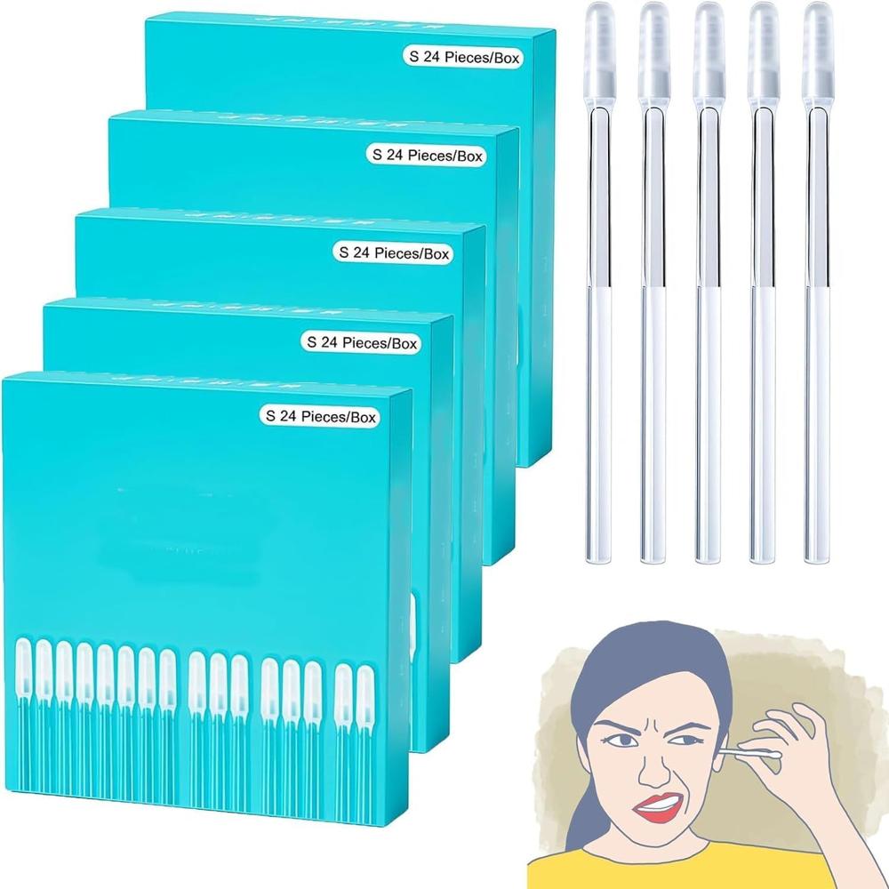 Ear Wax Cleaner Sticks 24 Pcs Set