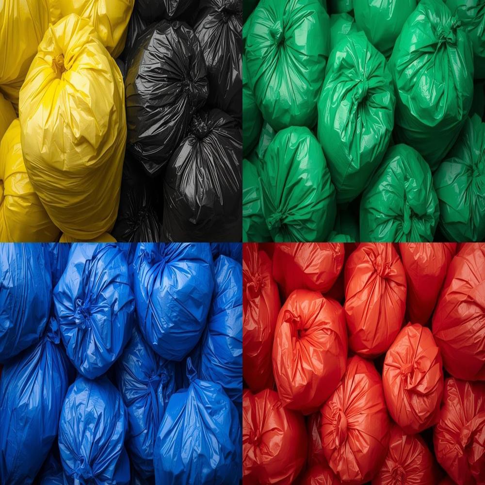 Industrial extra large trash bags