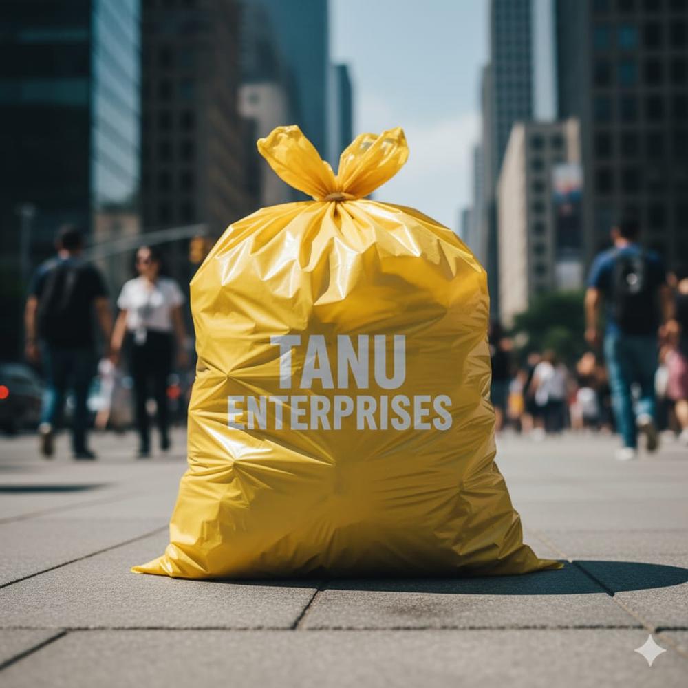 Industrial garbage bags for factories