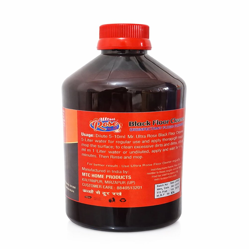 Black Floor Cleaner - Material: Liquid