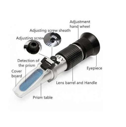 True Sense 45-82% Refractometer For Optical Sugar Syrup Jelly Jam Low Volume, RHB-82