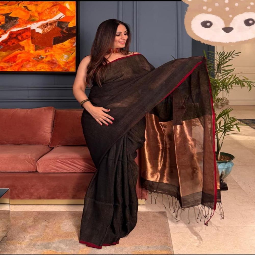 lilen zori cheack saree