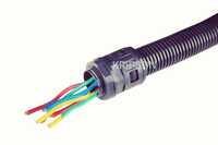 Nylon Flexible Conduit - Color: Black (standard)