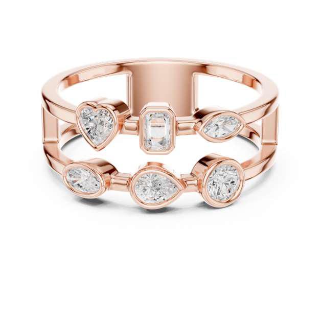 Celestial Lattice Diamond Entwine Ring