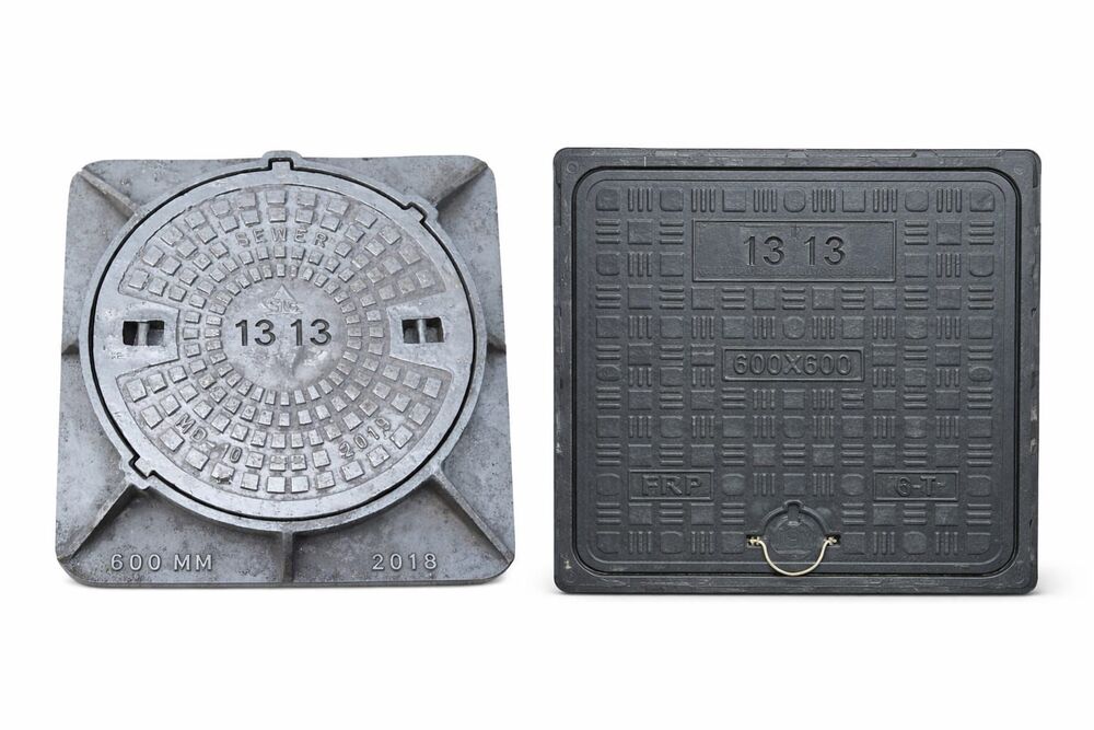 Manhole Cover - Dimensions: 300 - 1000 Millimeter (Mm)