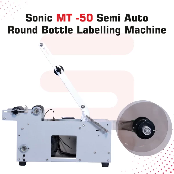 Semi Automatic Labelling Machine With Printer