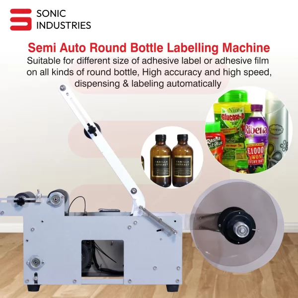 Semi Automatic Labelling Machine With Printer