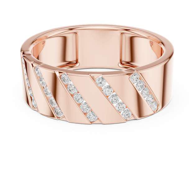 Horizon Pave Inlay Wide Band