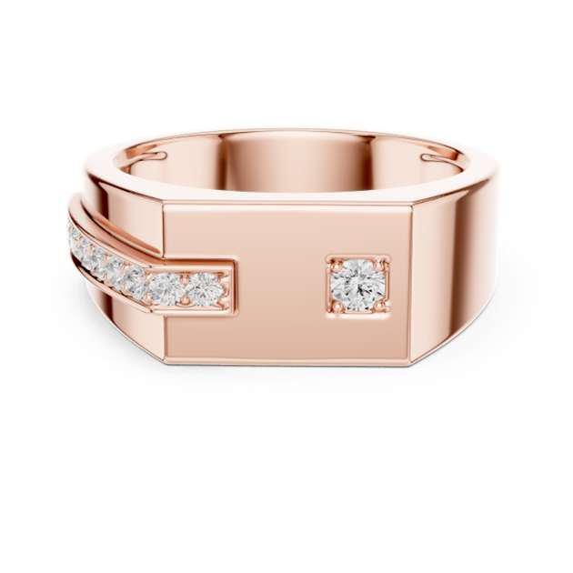 Horizon Pave Inlay Wide Band