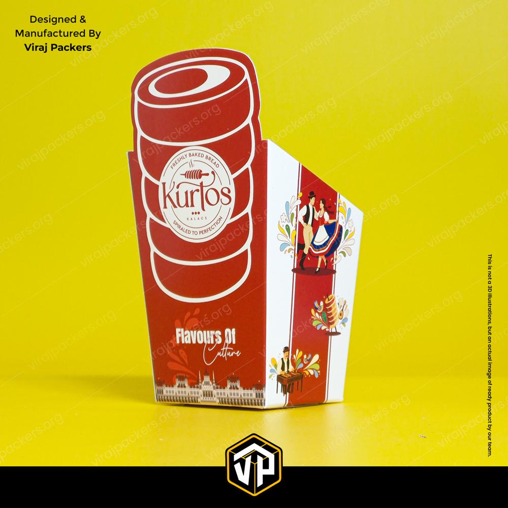 Custom Kurtos Packaging Box for On-the-Spot Serving Premium Food Packaging