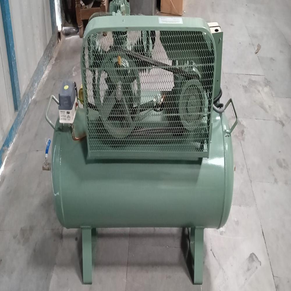 Two Stage Air Compressor - Stainless Steel, Electric Power Source , Lubricated Design With Mute Feature For Enhanced Efficiency And Durability