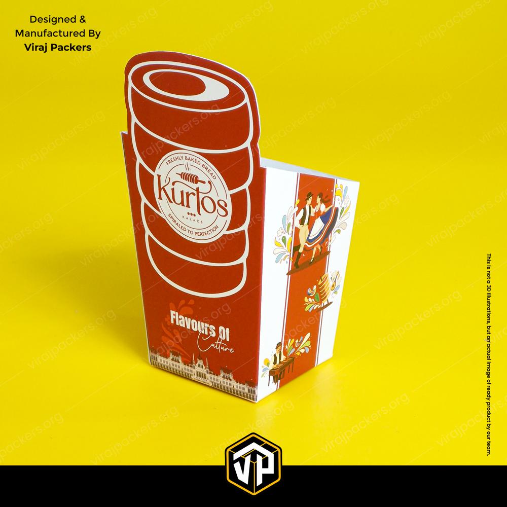 Custom Kurtos Packaging Box for On-the-Spot Serving Premium Food Packaging