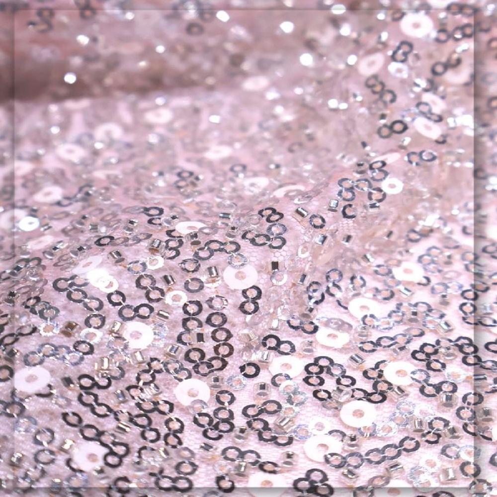 Sequin Beaded Embroidered Fabric for Bulk Buyers