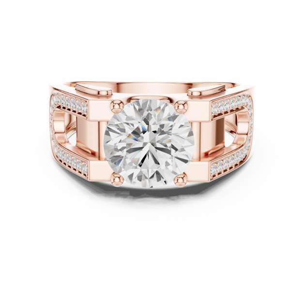 Titan Architect Diamond Signet Ring