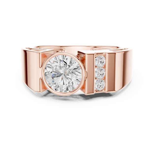 Titan Architect Diamond Signet Ring