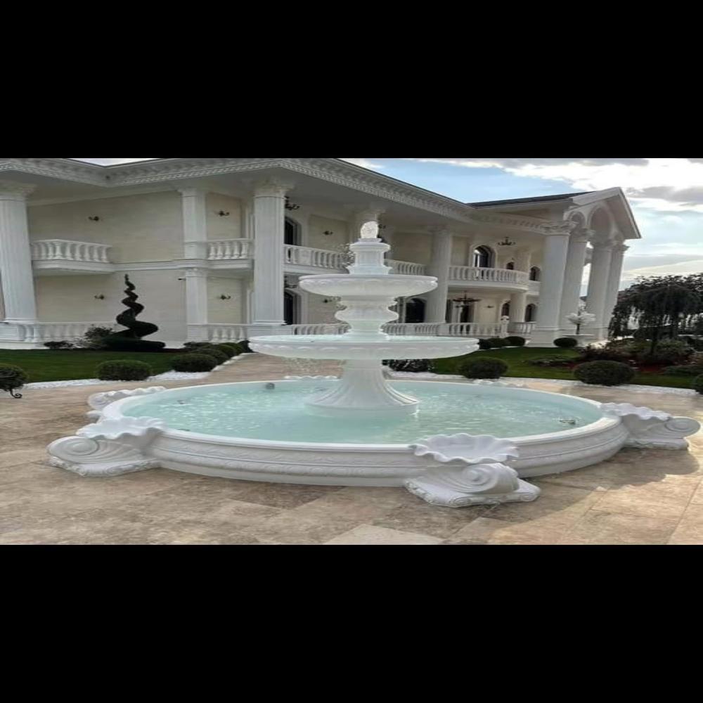 White Marble Fountain