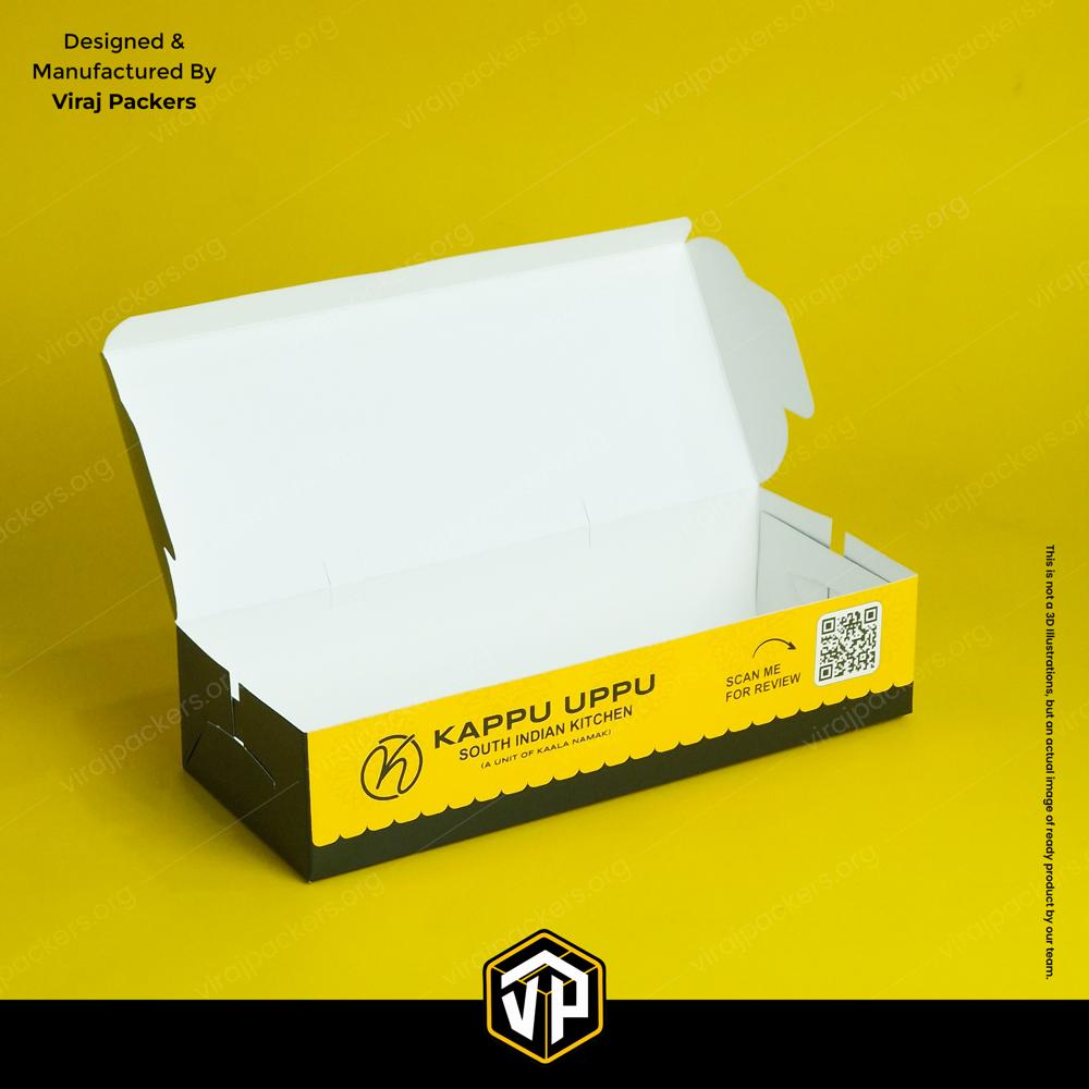 Customized Dosa Packaging Box With Push Button Hidden Air Ventilation - Coating Type: Aqueous Coating