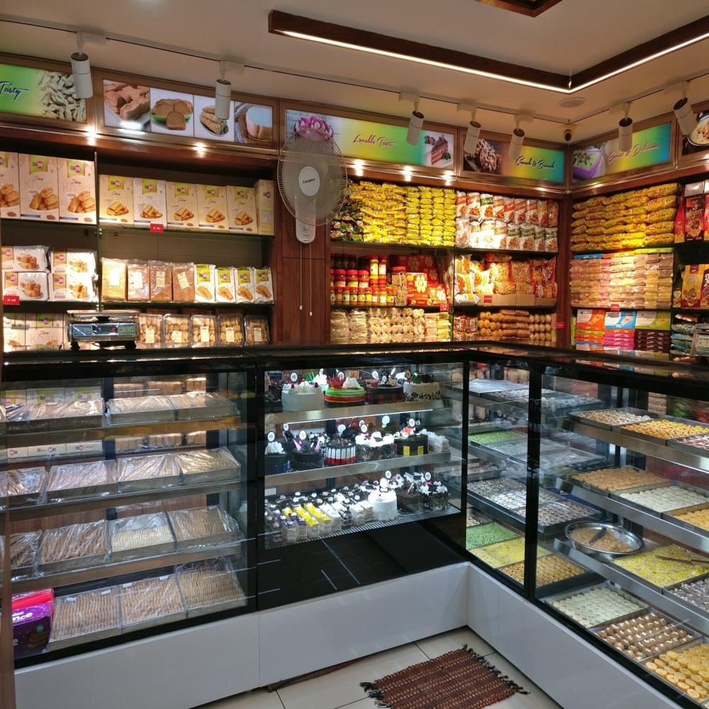 Cake And Sweet Display Counter