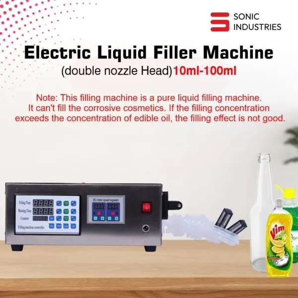 Digital Liquid filling machine Duble head