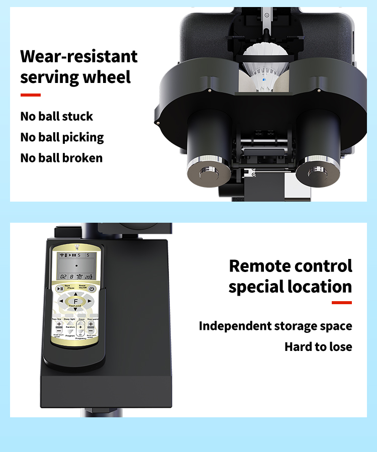 B5 Badminton feeding/shooting Machine