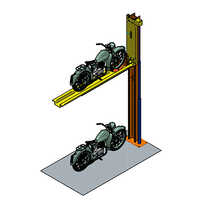 Bike Parking System - Container Load: 8 Sets/20ft Container