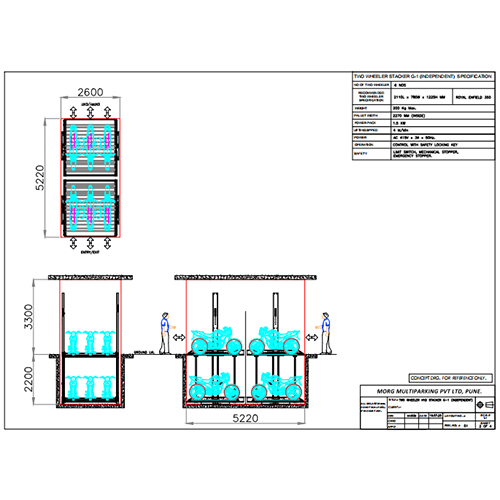 Hyd Bike Stack Independent G-1 6 Bike