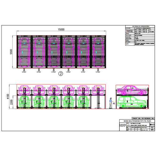 Hyd Puzzle G+1 6 Grid 11 Cars Parking System