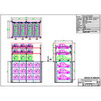 Pit Puzzle G+2-3 4 Grid 21 Cars - Single Vehicle Weight: Up To 2100 Kg