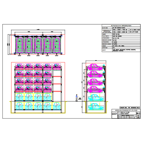 Pit Puzzle G-1+4 4 Grid 26 Cars