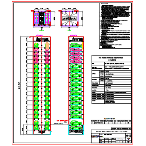 1 X 1 38 Tower Parking Cars