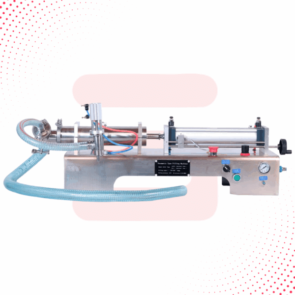 Penumatic liquid filling machine Single head 10 to 100ml