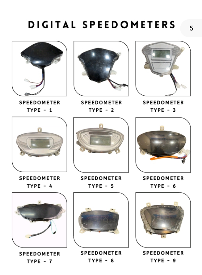 Electric Scooter Digital Meter
