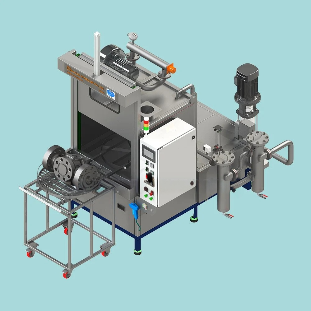Three Phase Industrial Parts Cleaning Machine - Stainless Steel, 1200x900x1450 Mm, 415v | Plc Control, High-pressure Spray, 150l Tank, Rotary Drum