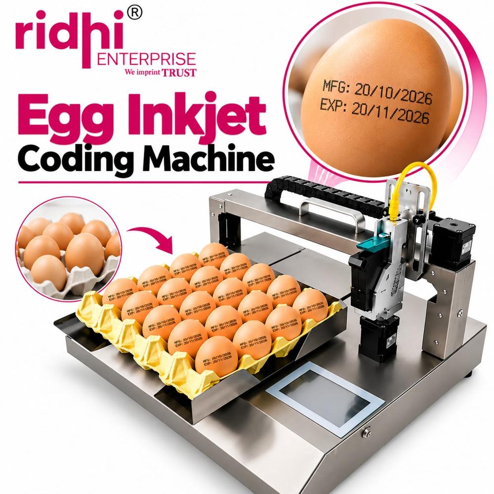 Ridhi Egg Batch Coding Machine