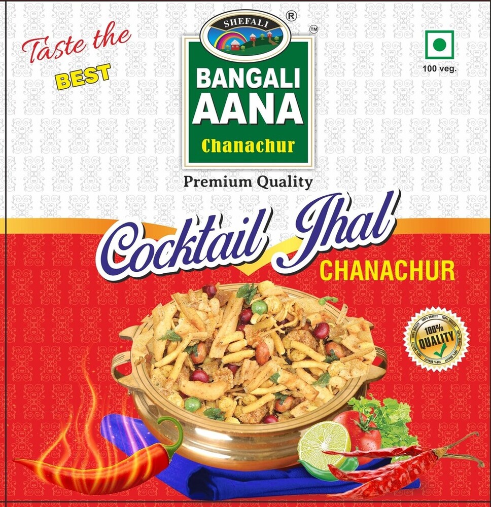 Cocktail Jhal Chanachur - Carbohydrate: 55G (Per 100G)