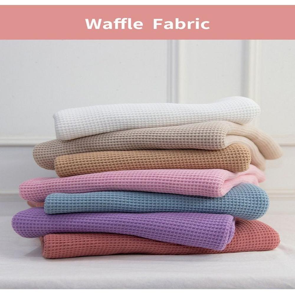 Waffle Poly Lycra Fabric