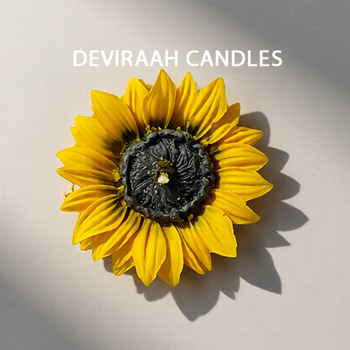 Sunflower Decorative Candles
