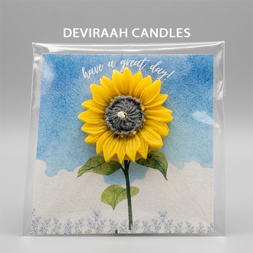 Sunflower Decorative Candles