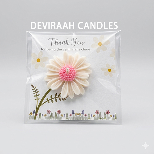 Daisy Packet Candle