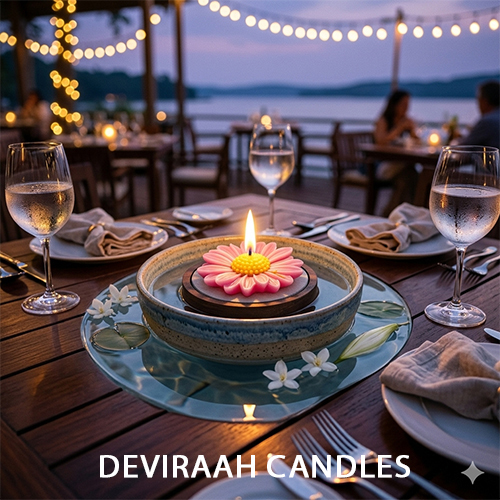 Daisy Decorative Candles