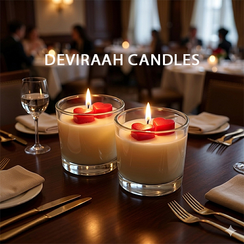 Decorative Glass Jar Candles