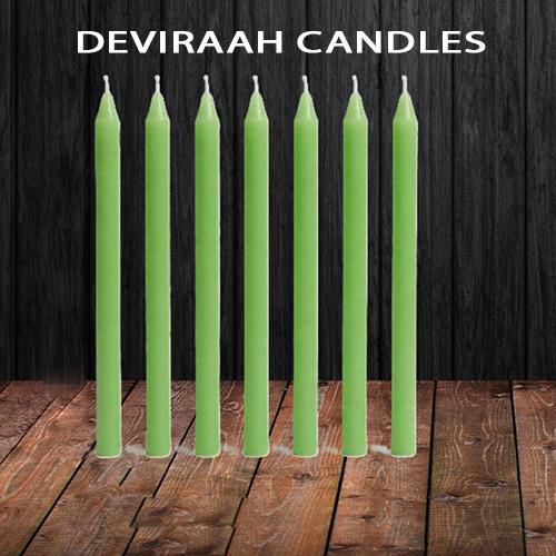 5inch Green Color Stick Candles