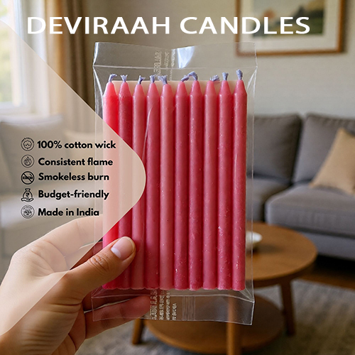 5inch Red Color Stick Candles