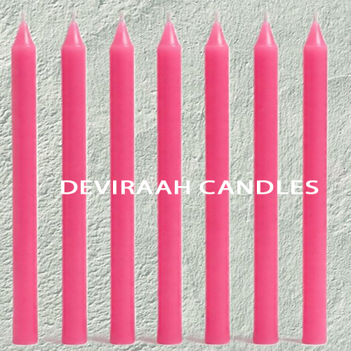5inch Pink Color Stick Candles