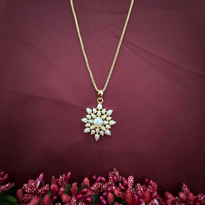 Semi Precious Stone Pendant Set