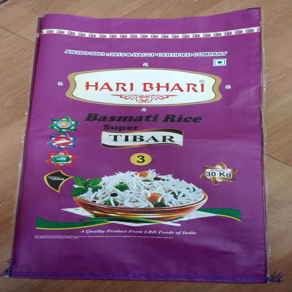 Printed Bopp Rice Bag