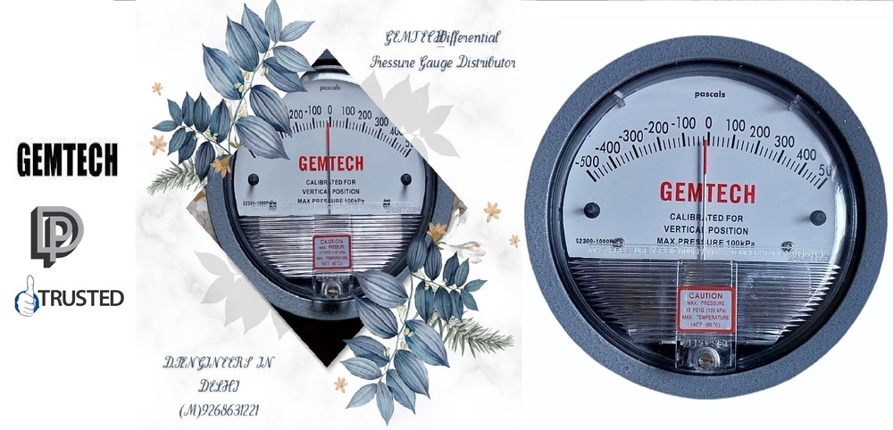 GEMTECH <DIFFERENTIAL PRESSURE GAUGE SUPPLIER< KOLKATA LOCATION
