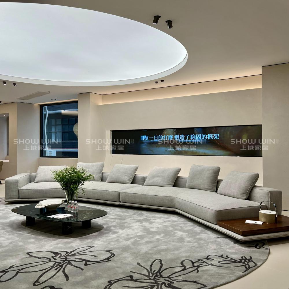 Luxury Horizon Design Fabric Sofa Set Living Room Furniture