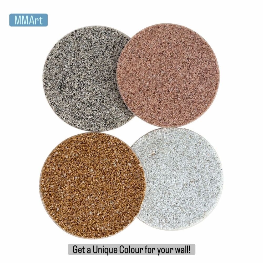 Wall plater stone grit with acrylic resin ready to used wall textur plaster with different color shade