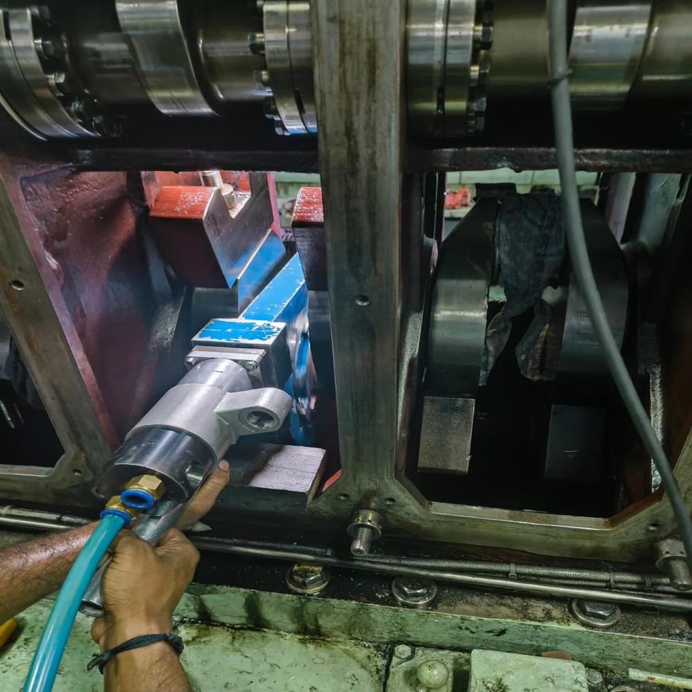 Machining of MAN B&W 5L16/24 Crankshaft